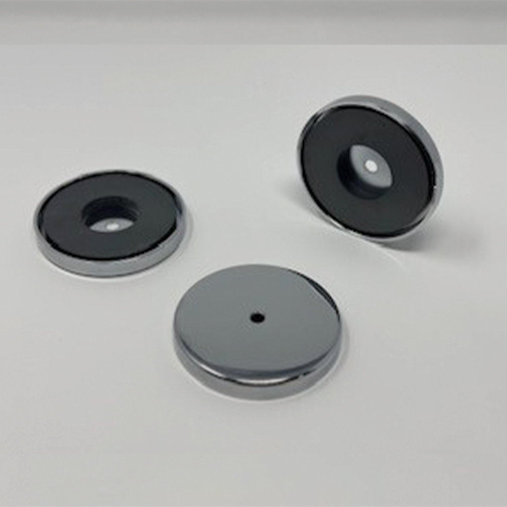 Industrial-strength RB80 cup magnets for portable workstation stability